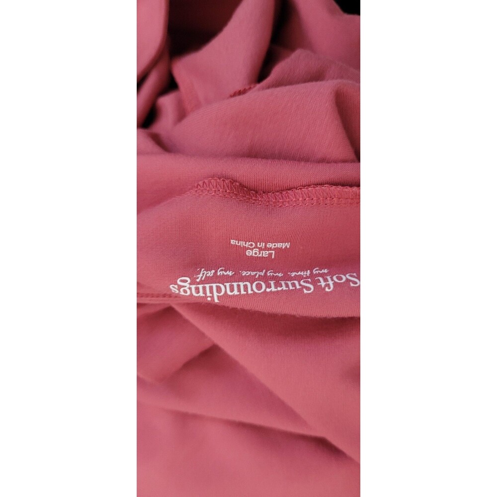 Soft Surroundings Large Dress square neck 3/4 sleeve stretch shift - Picture 6 of 6